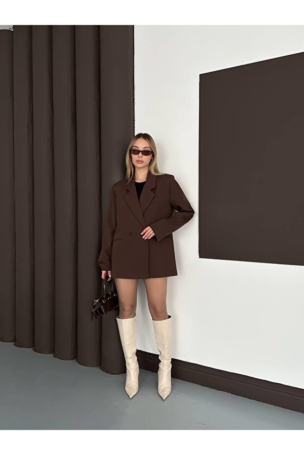 Classic Polyviscon Blazer Jacket - 5