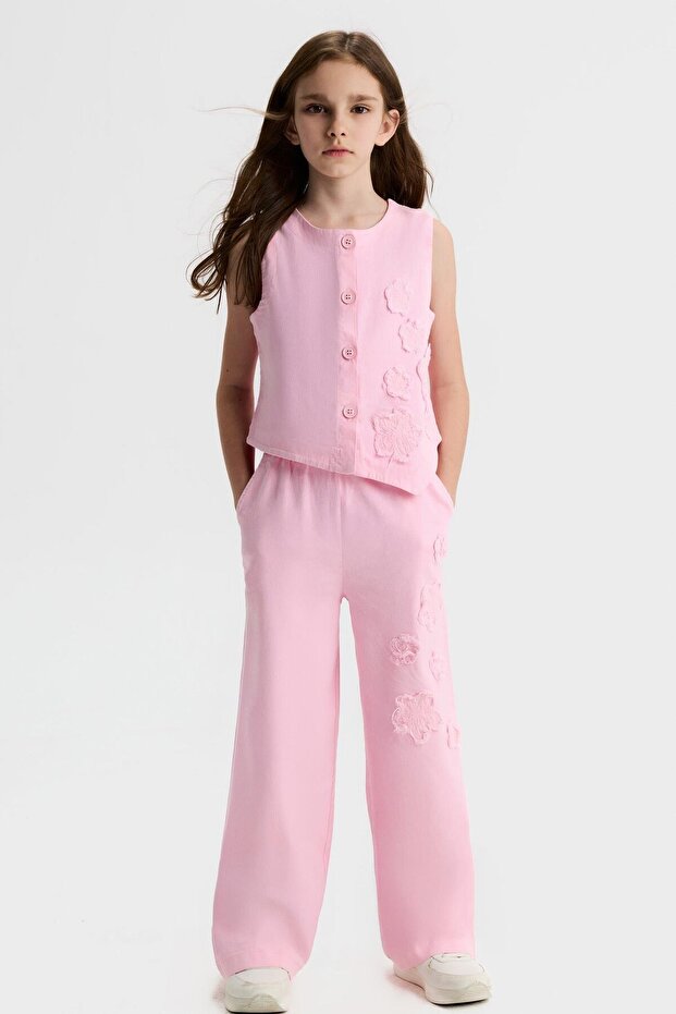Girl's Alya Suit 8-14 Years Old Pink