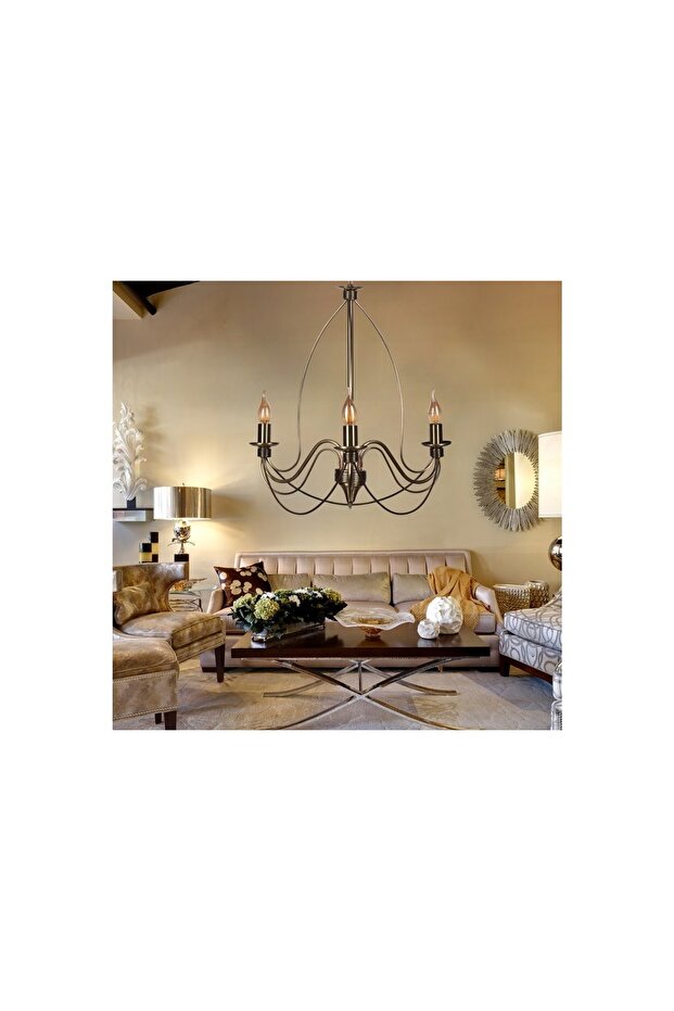 LUMEXX BERFİN 3 LÜ ESKİTME RUSTİK - 3