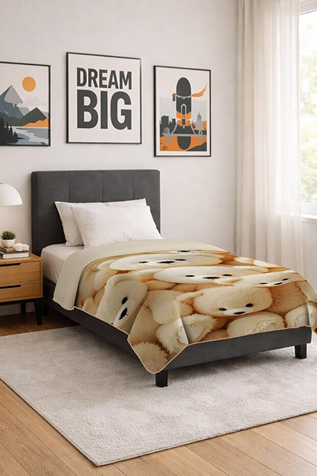 Soft Touch Single Size Modern Comfort Series Thermal Blanket Bt0008