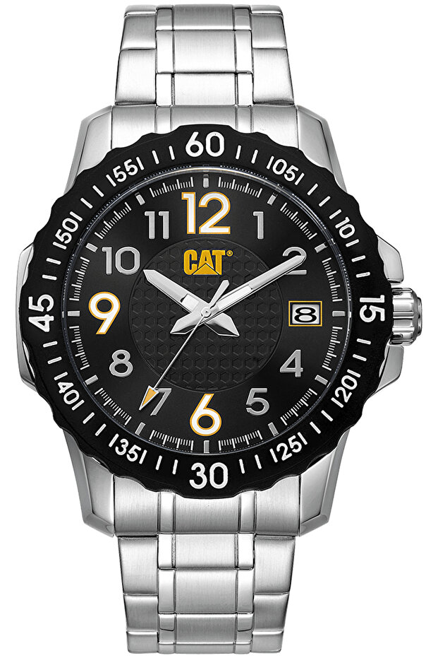 Caterpillar Mens Watch Downforce Black SS AP.141.11.111