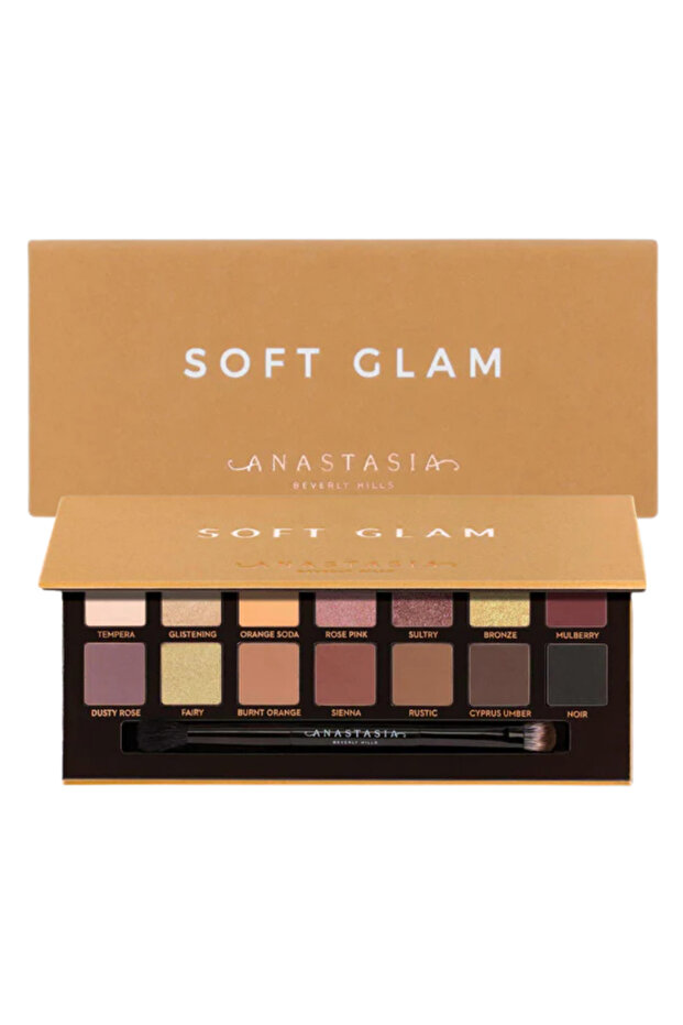 Soft Glam Eyeshadow Palette – 14 Neutral Matte & Shimmer Shades for Smooth, Long-Lasting Glam Looks