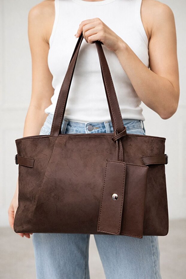 Kadın Süet Çanta - 2