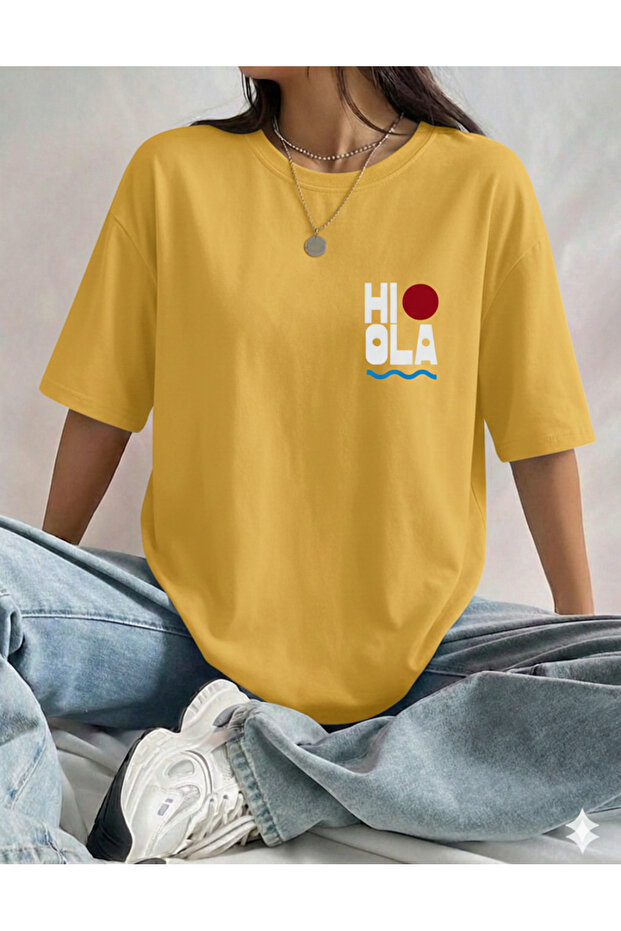 Hola Printed Women's T-Shirt
