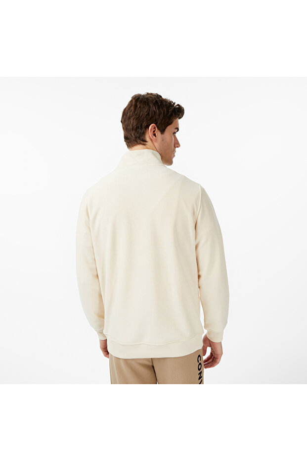 Erkek Krem Sweatshirt - 2
