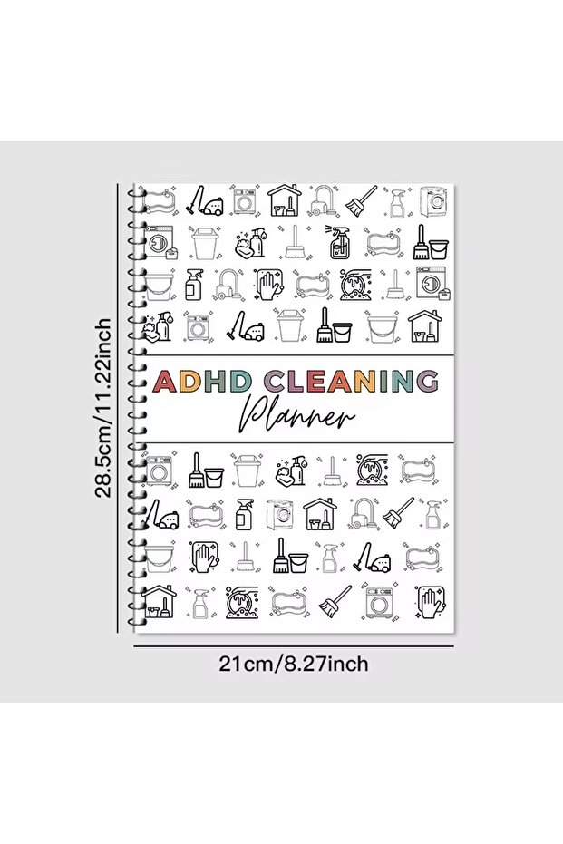 Coffee ADHD Cleaning Planner Bundle – Includes Home Cleaning Schedule, Weekly, Monthly, Year-Round C