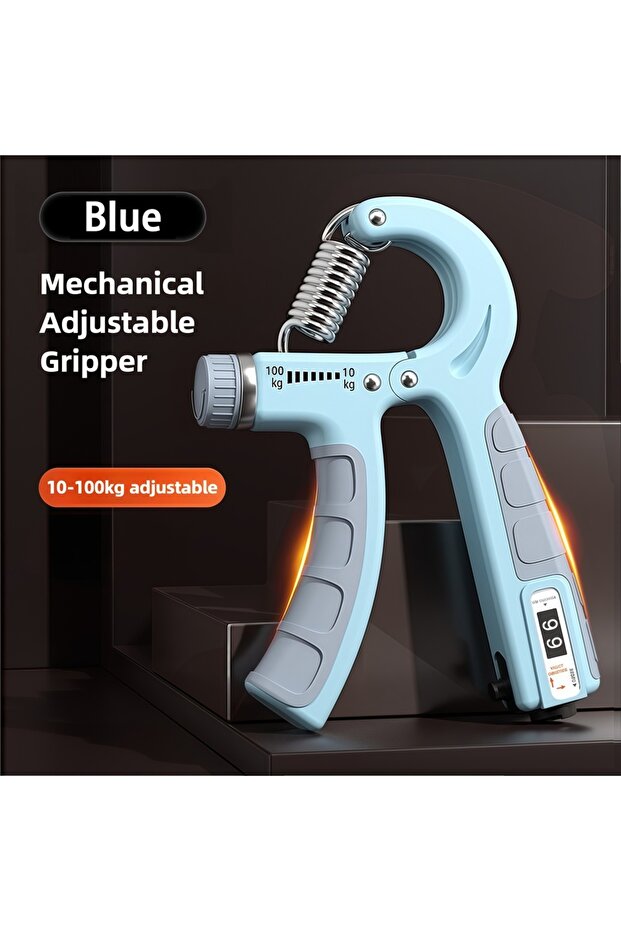 Blue Grip Strength Trainer Forearm Strengthener Hand Squeezer Adjustable Resistance Hand Grip Streng