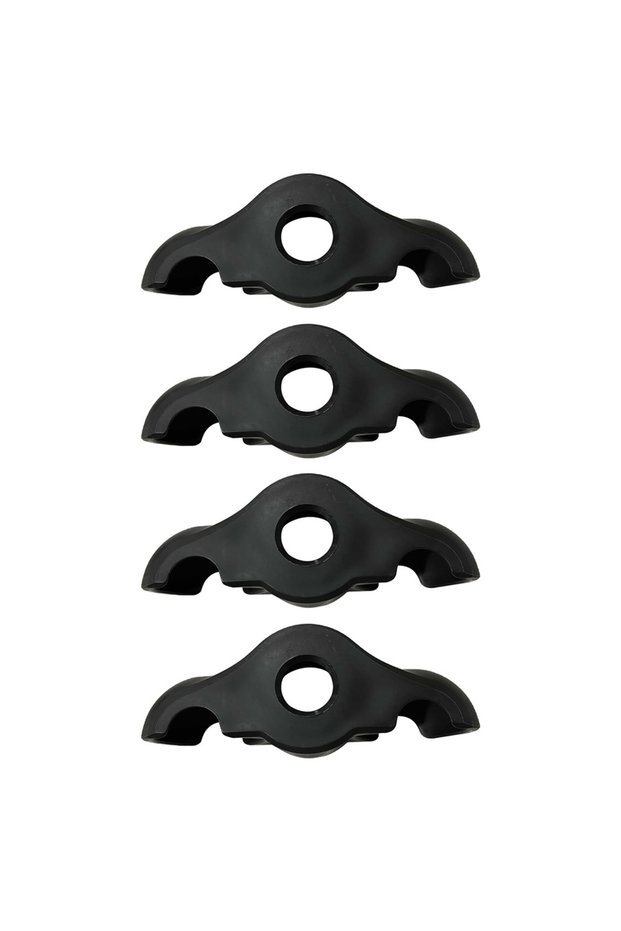 4Pcs Tennis Ball Foot Pads Indoor Cycling Snap Rocker Feet Adapters Rocker Plate Feet for Smart Bike