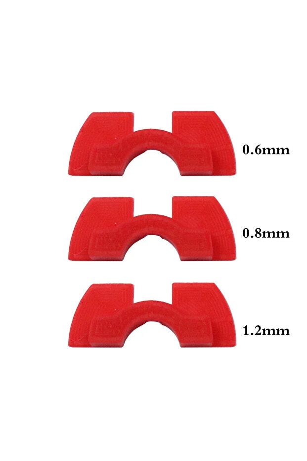 Red 3PCS Front Fork Damping Pad Electric Scooter M365 Parts Shake Reducers for M365 1S ...