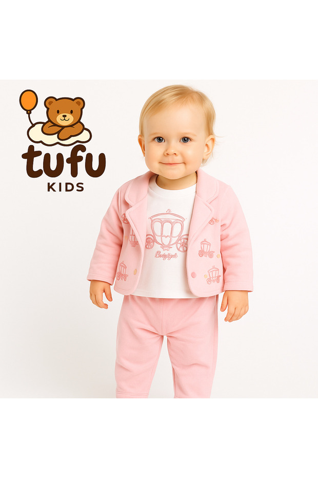 Pembe 3'lü Takım