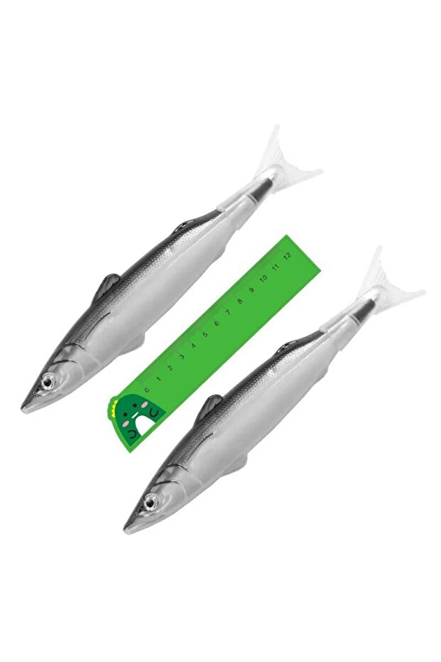2 pcs Black 2Pcs Ocean Fish Ballpoint Pen 0.5mm Cute Creative Funny Student Office Stationery School