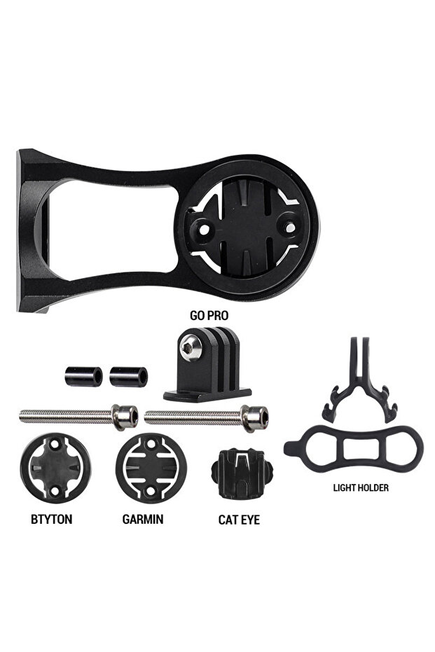 black BKPTX Computer Camera Holder Bicycle Aluminum Alloy Bike Handlebar Mount Equipment Mountain Ro