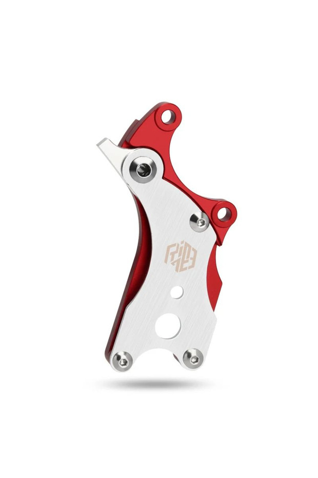 Red RIDERACE Bike Disc Brake Adapter Bicycle Rear Wheel Heavy Duty Conversion AccessoriesMTB Frame V