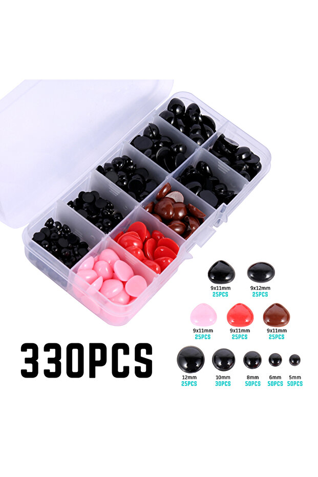 330PCS 560/330Pcs Doll Making Eyes Plastic Safety Eyes For Toys Diy Multiple Sizes Crochet Animal Bu