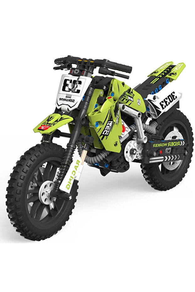 bagged Creative Motorcycle Toy Building Block Set STEM Construction Kit for Boys, Girls and Adults C