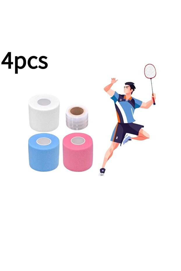 1sets Athletic Sponge Pre Wrap Tape Racket Grip Priming Cushioning Tape Sweat Absorbing Bandage Anti