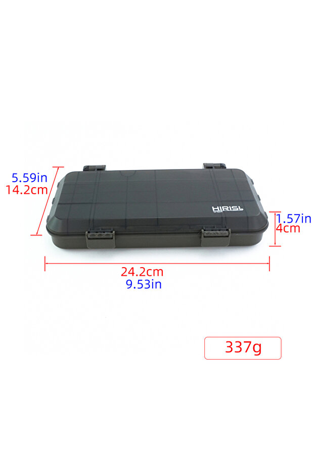 W504 Large-Capacity Carp Fishing Organizer Box Multipurpose Compartments Fishing Acces