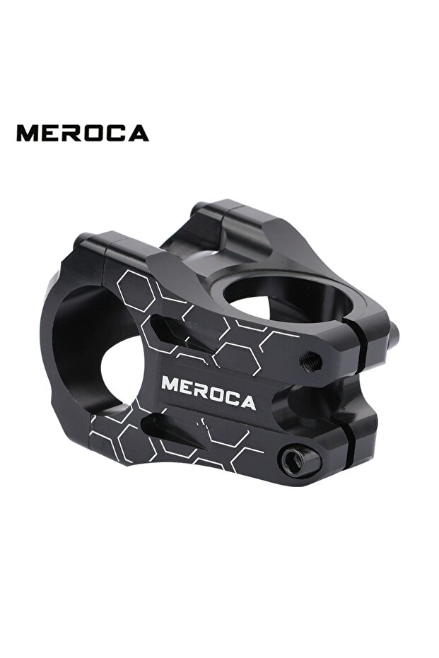 Black Stem MEROCA MTB Stem 31.8x35mm High-strength Short Handlebar Stem Aluminum Alloy Bicycle Bridg