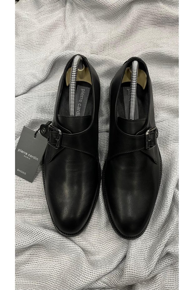Classic Black Shoes with Buckle