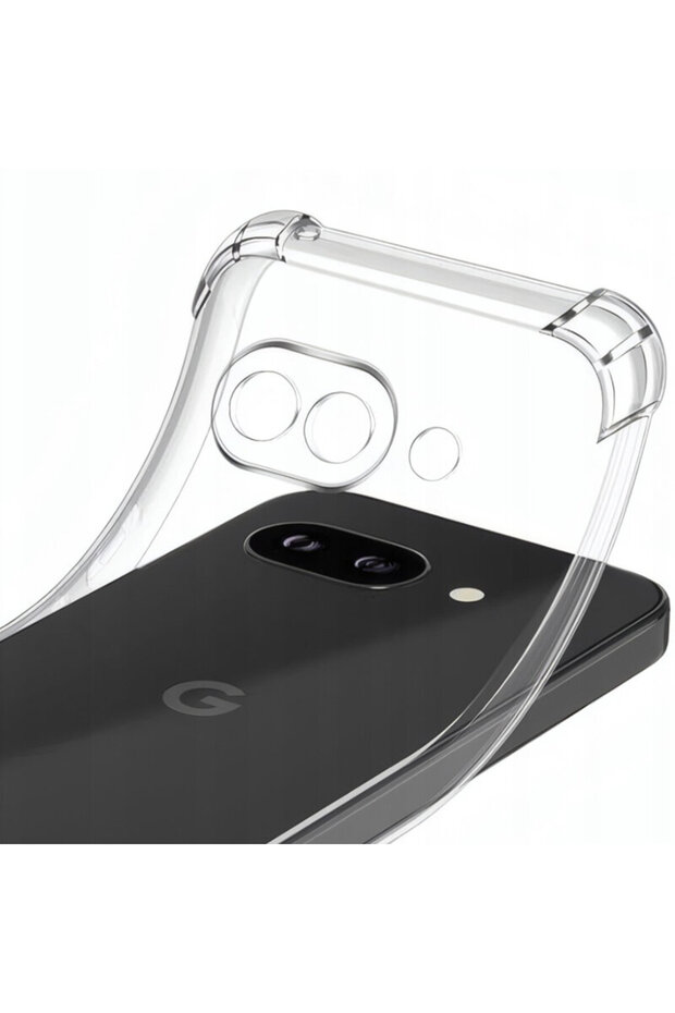 Shockproof Clear Silicone Case for Google Pixel 10a - 2