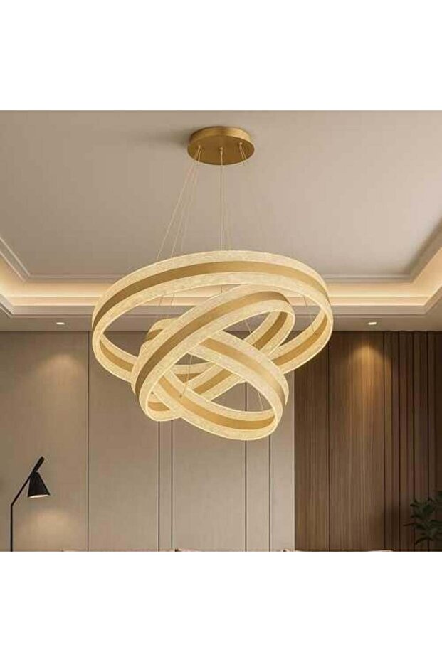 Modern Ceiling Chandelier Gold - 1