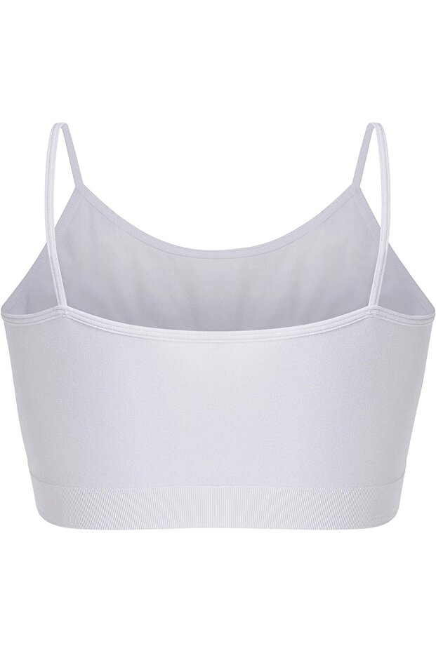 درزة مخفية خياطة مخفية حمالة صدر أساسية بحزام رفيع، حزمة مكونة من 3 قطع - 4