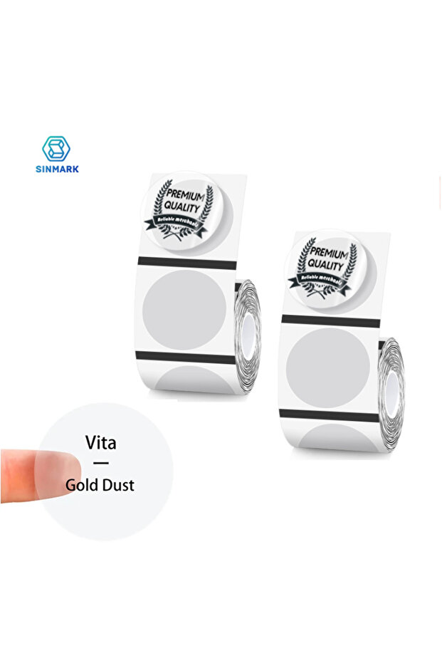 50mm-130pcs-1 roll 1/2/3 Rolls Round Transparent Labels Paper Thermal Adhesive Label Roll Suit for P