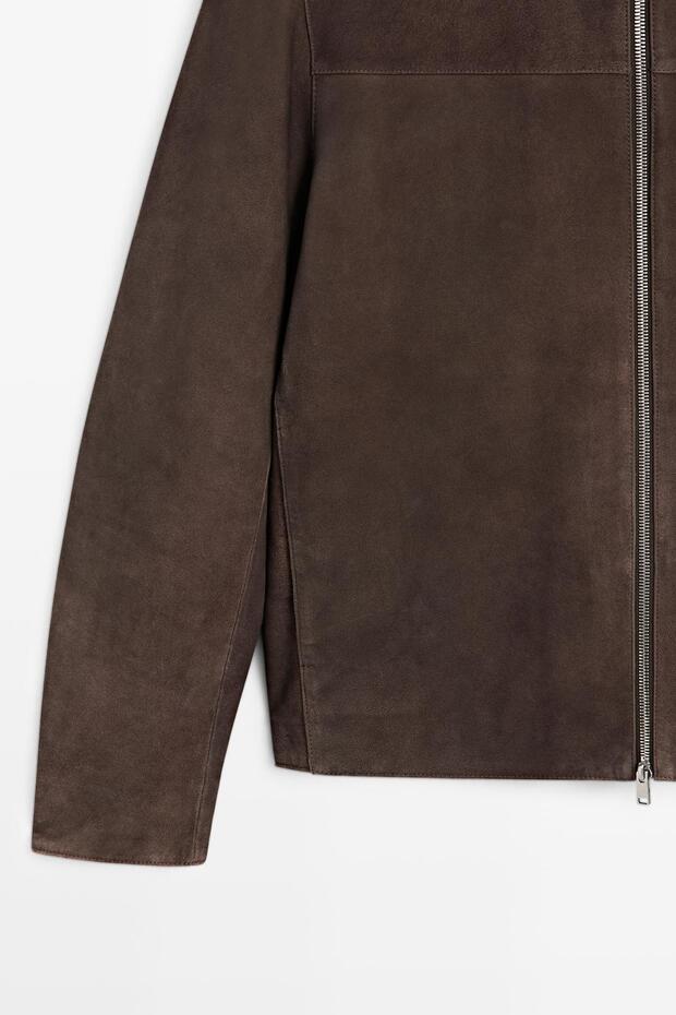 Süet deri ceket - 7