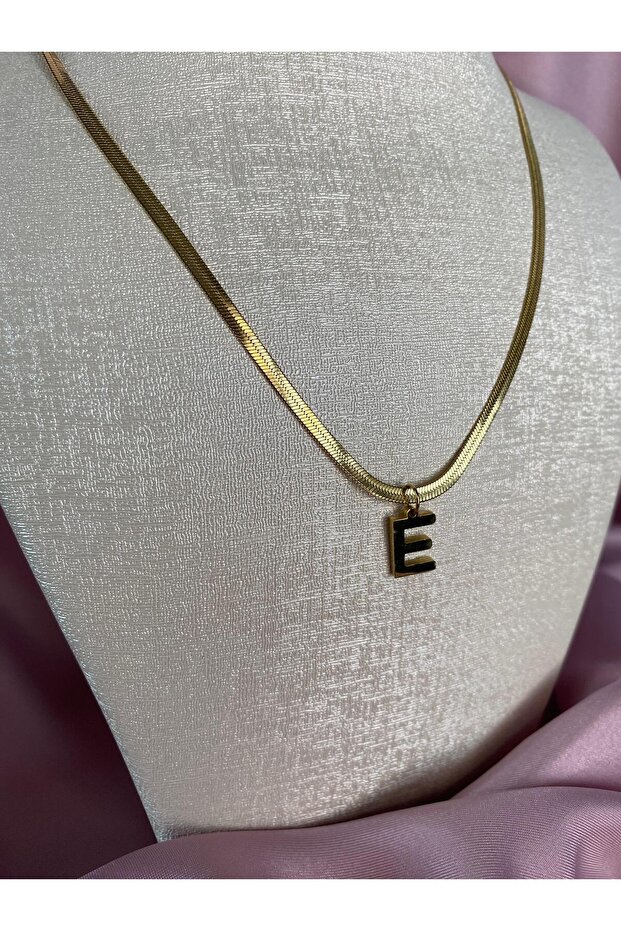 Harfli Çelik Kolye - 6