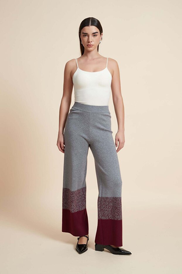 بنطال طويل بلون موحد - 2