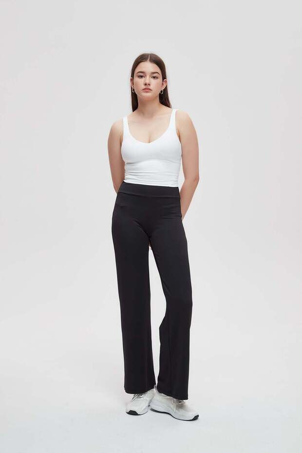 Solid Long Pants - 1