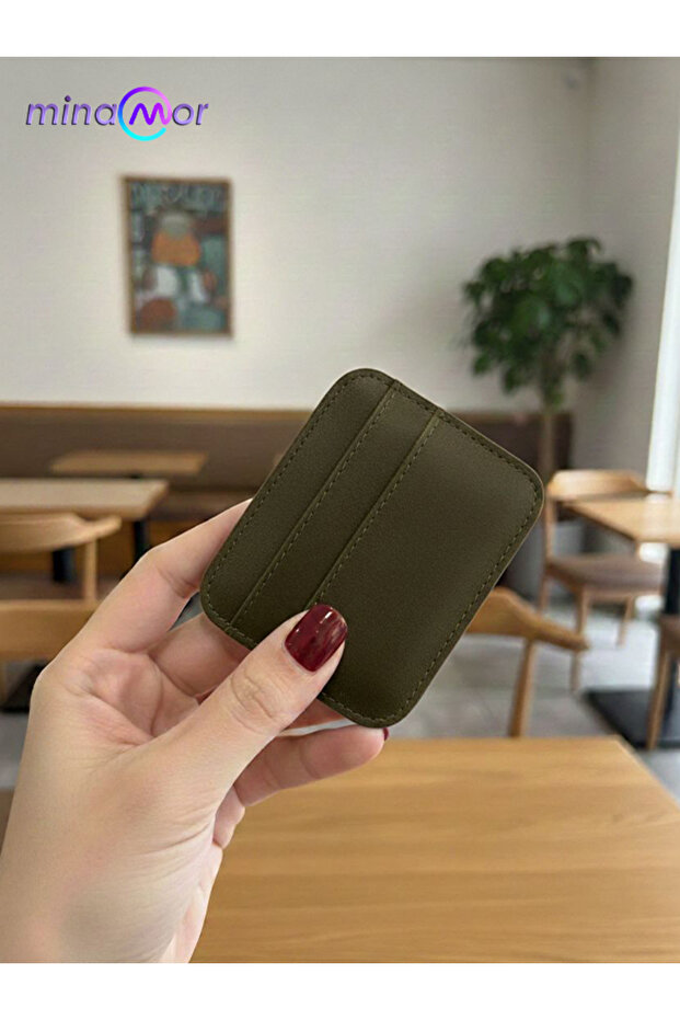 Suede Card Holder