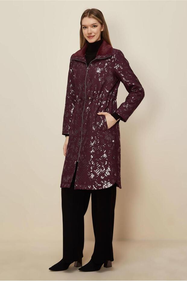 Varekli̇ Qapitone Trench Coat 10989