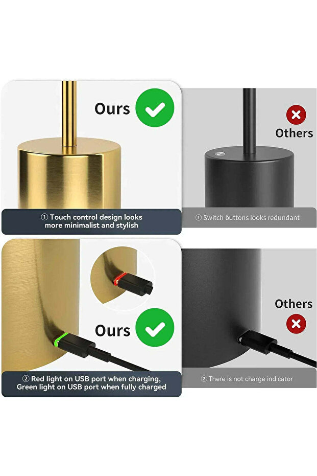 مصباح طاولة يعمل باللمس - 8