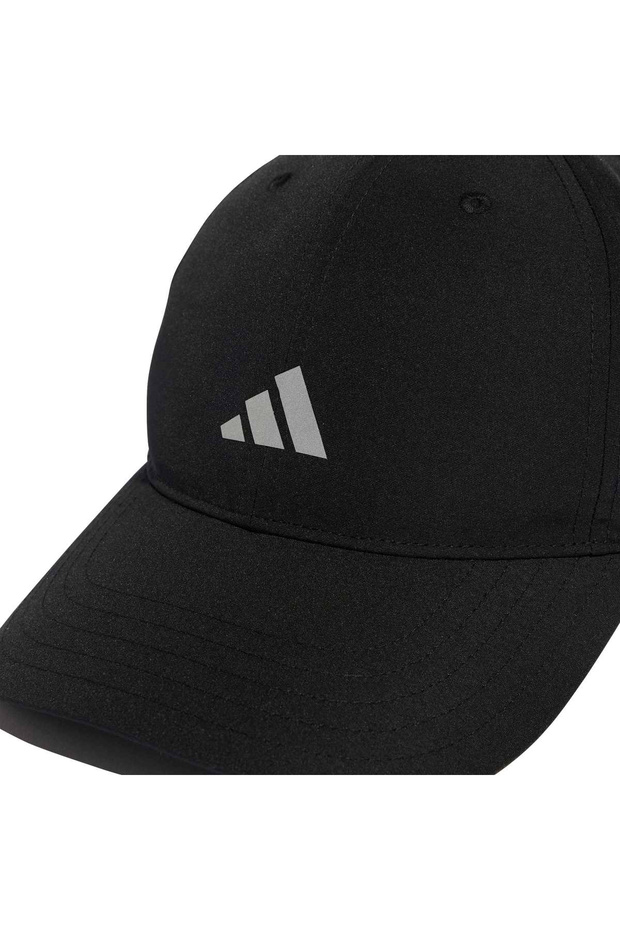 قبعة بيسبول سوداء اللون من Running Essential Climacool مكونة من 6 ألواح - 4