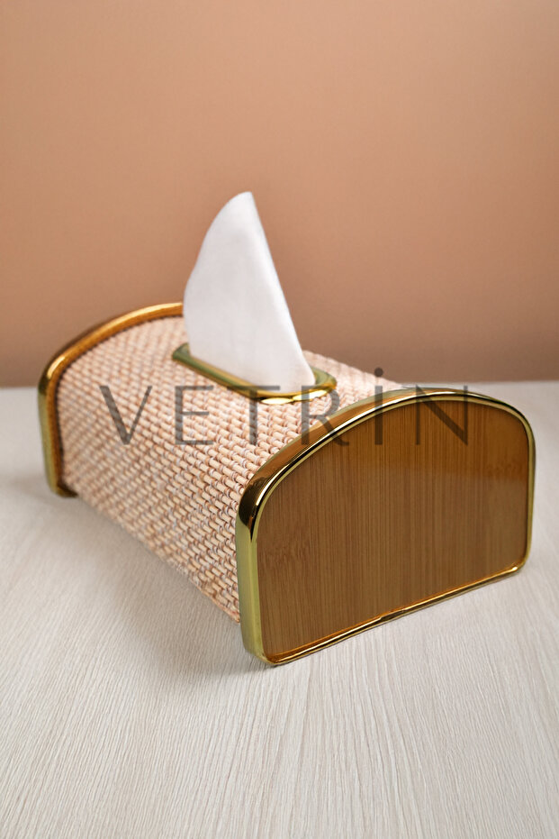 Masa üstü bambu peçetelik - 3