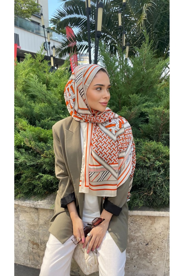 Luxury Voile Silk Shawl Hijab Foulard Scarf Shawl 70 X 180 cm