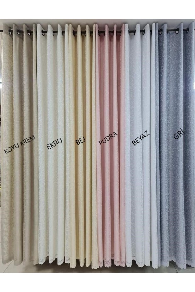 Sık Pile Zarif Örme Tül Perde - 2