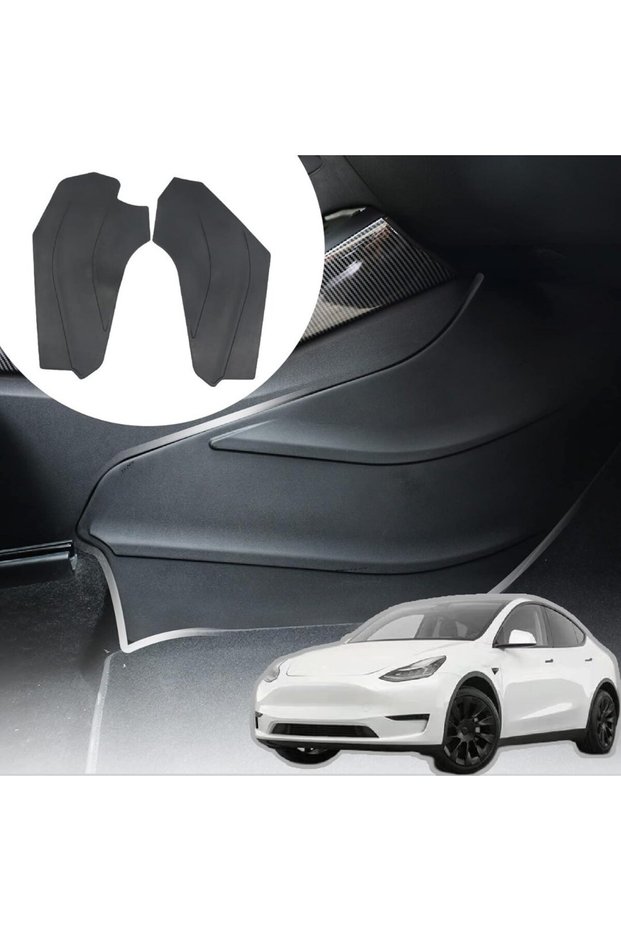 Model Y Center Console Edge Protector Bakelite - Right + Left - Matte Black