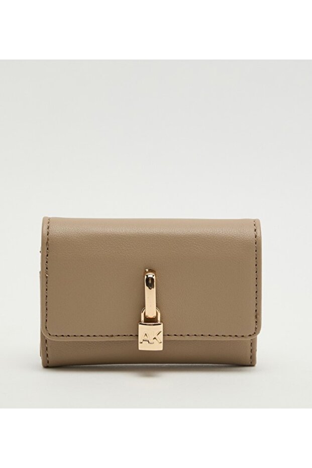 Logo Detail Flap Wallet