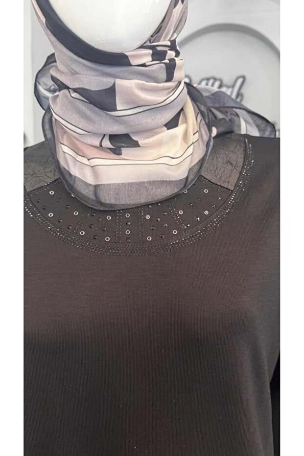 YAKA DETAYLI BLUZ - 3