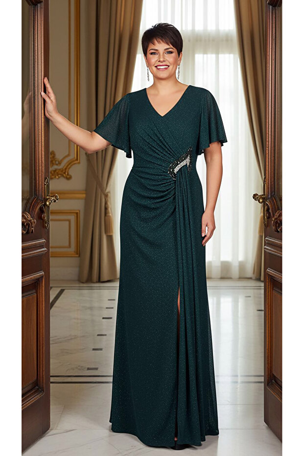 Drapeli simli abiye - 4