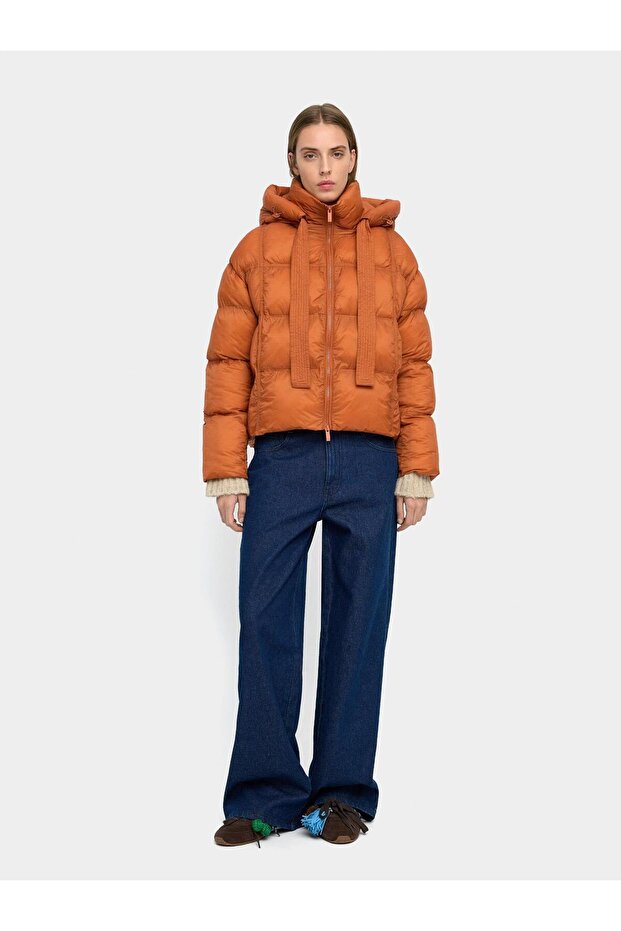 Çıkarılabilir Kapüşonlu Kapitone Ceket - 2