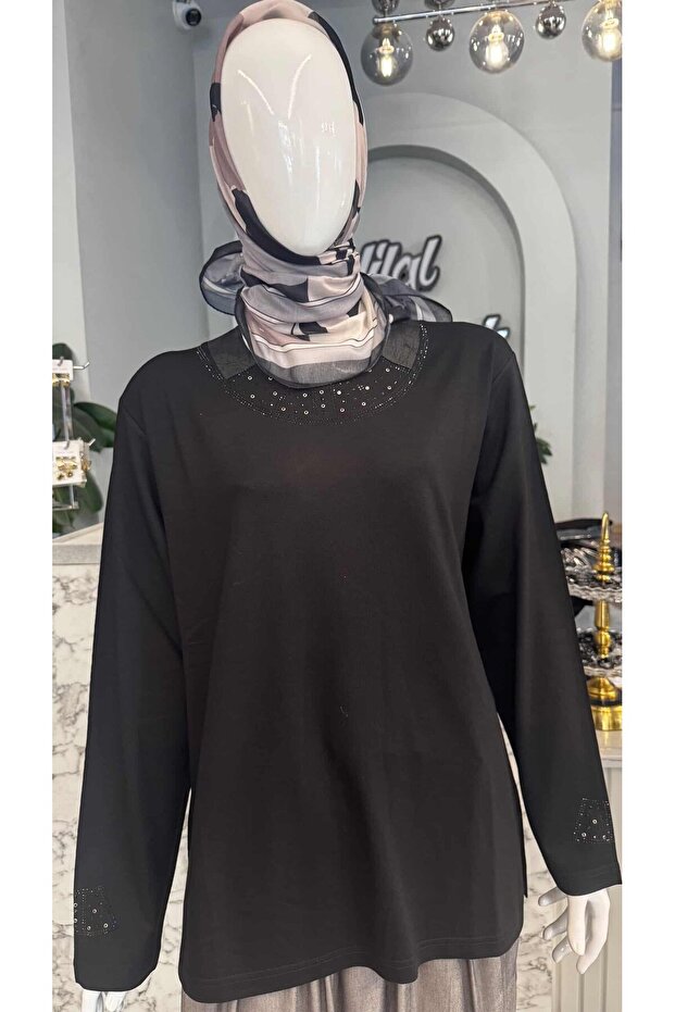 YAKA DETAYLI BLUZ - 2