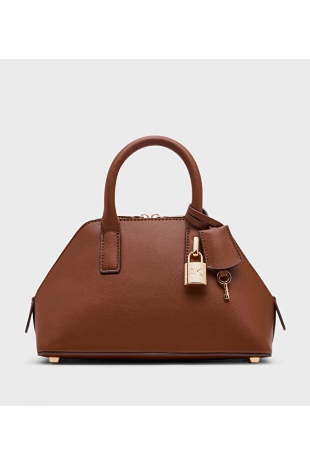 Textured Zippered Shoulder Bag