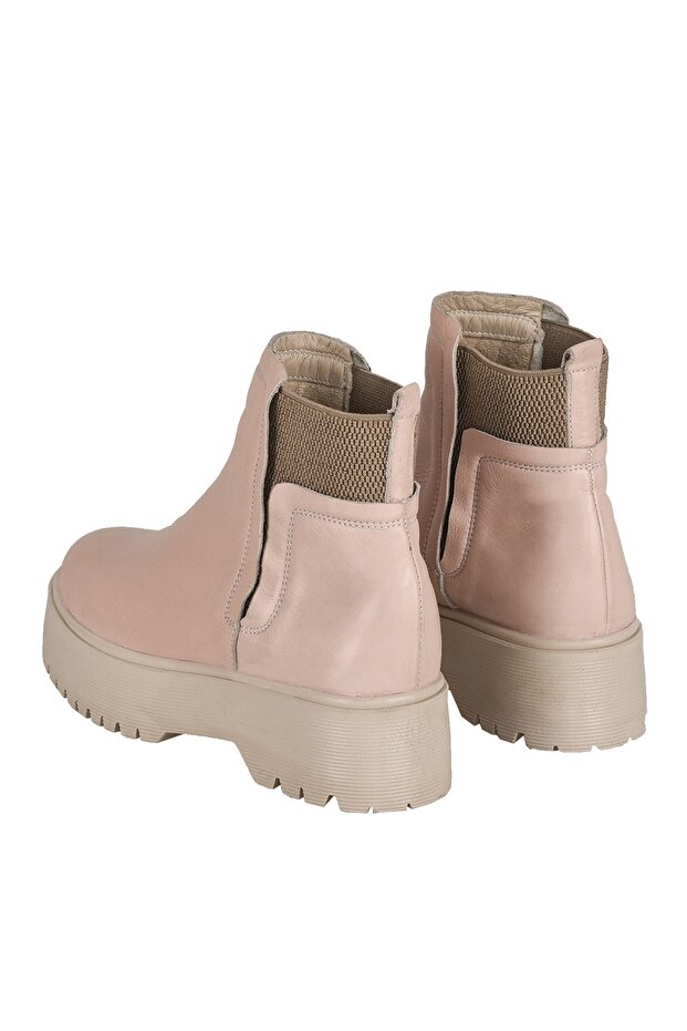 Hakiki Deri Pembe Kadın Bot - 6