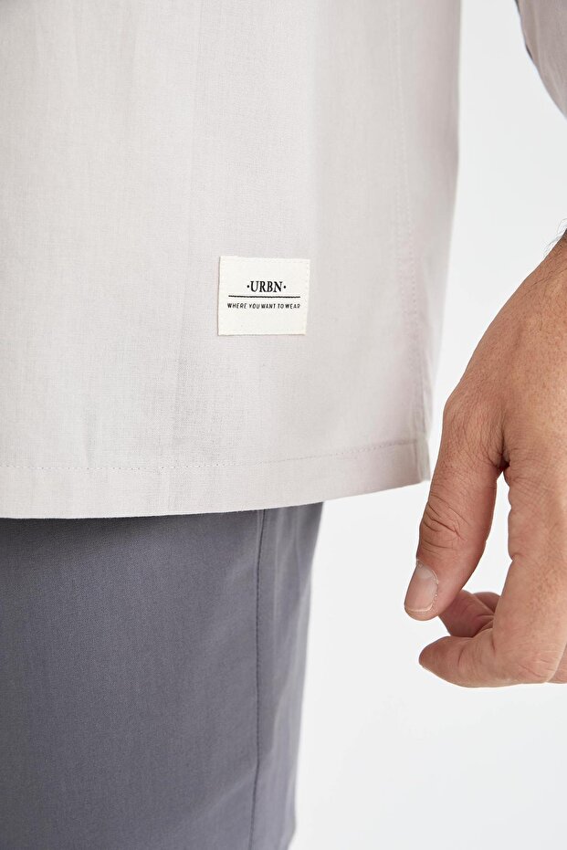 قميص أساسي بأكمام طويلة بقصة عادية - 5