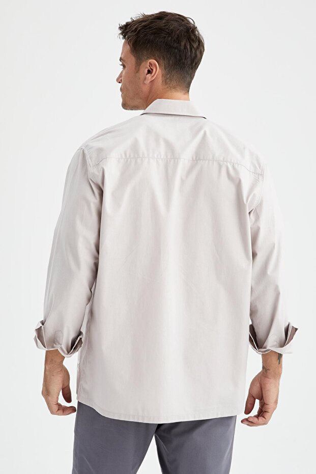 قميص أساسي بأكمام طويلة بقصة عادية - 6