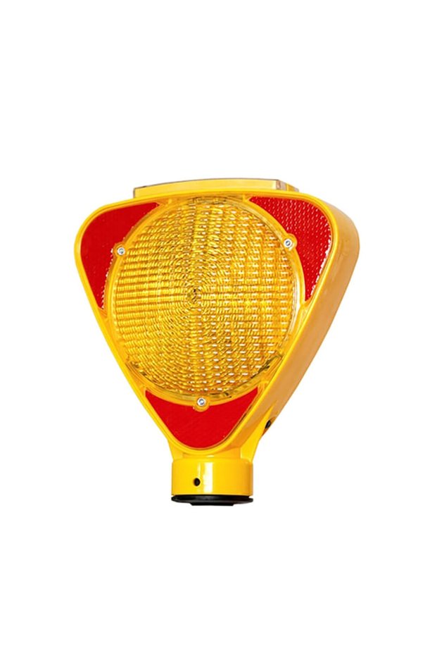 Solar Üçgen Flaşör sarı