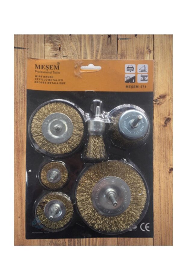 Tel Çelik Fırça Seti 6'lı - 1